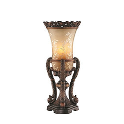 Stein World Furniture Chantilly Ornate Hand Painted Uplight, Antique Brown