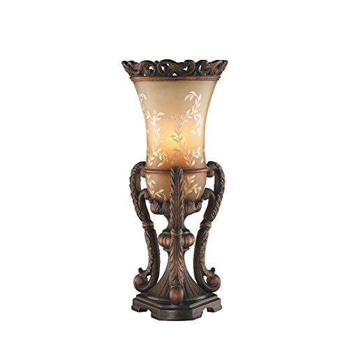 Stein World Furniture Chantilly Ornate Hand Painted Uplight, Antique Brown