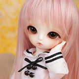 MEESock Pretty 1/8 Mini Bjd Doll SD Dolls Full Set 16Cm 6.3Inch Ball Jointed Dolls Toy Action Figure with Clothes Wig Shoes Handpainted Makeup