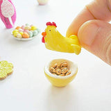 Dollhouse miniature 1:12 Easter hen cookie jar