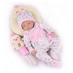 Kaydora Reborn Baby Doll Girl, 16 inch Soft Weighted Body, Cute Lifelike Handmade Silicone Sleeping Doll