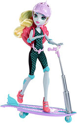 Monster High Surf-To-Turf Scooter Vehicle with Lagoona Blue Doll
