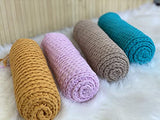 T-Shirt Yarn for Crocheting 7-9 mm, Fettuccini Zpagetti Tshirt Yarn, Knitting Yarn Ball, T Yarn Organic, Macrame T-Yarn, Ribbon Yarn 100% Cotton Fabric, Jersey Yarn Macaroon