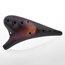 "Forest Whisper" 12 Hole Ocarina Classic Strawfire Masterpiece Collectible,alto C,recommended By Shop Owner OcarinaWind Music Instrument Gift Idea
