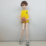 EVA BJD Basketball Player Boy Doll 1/3 BJD Doll Sport Style 56cm 22inch Jointed Doll BJD Full Set + Makeup + Accessories
