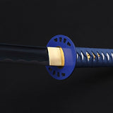 Katana Sword, Fully Handmade Real Japanese Sword 1045 High Carbon Steel Samurai Sword with Wooden