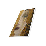 InterestPrint Canvas Wall Art Golden Tears by Gustav Klimt Abstract Painting Reproduction Wood Framed Canvas Print Modern Artwork for Home Decoration Wall Decor,16 x 20 Inches