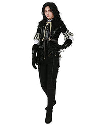 Miccostumes Women's Anime Costume Jacket Pants and Accessories for Witch Cosplay (WXL)