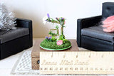 Miniature terrarium tabletop dollhouse accessories 3 inch diorama prop greenery