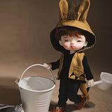 1/8 15.5cm Mini BJD Doll Cute Ball Jointed SD Doll DIY Toys with Full Set Clothes Shoes Wig Makeup, Best Gift for Doll Lovers
