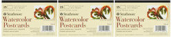 Strathmore Watercolor Postcards, 3 Pads