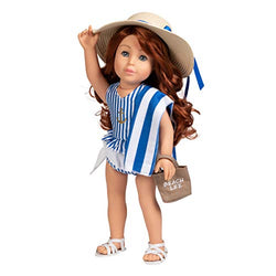 Adora Amazing Girls 18-inch Doll Sasha in Swimsuit (Amazon Exclusive) - Beach Lover