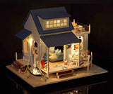 Kisoy Romantic and Cute Dollhouse Miniature DIY House Kit Creative Room Perfect DIY Gift for Friends,Lovers and Families (Time in Caribbean Sea)