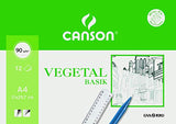 MINIPACK 12 HOJAS PAPEL VEGETAL A4 90/95G.