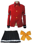 Miccostumes Women's Wendy Marvell Cosplay Costume (Small, Red and Black)