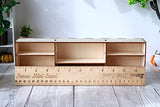 Miniature dollhouse cupboard drawer cabinet 1:6 scale wooden furniture, TV stand
