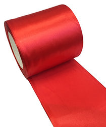 Red Ribbon, Grand Opening Ribbon, Single Face Satin Ribbon-Gift Package Wrap Ribbon, Hair Bow
