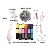 Sewing Kit Sewing Accessories 72 PCS Mini Travel Sewing kit for Beginners & Emergency