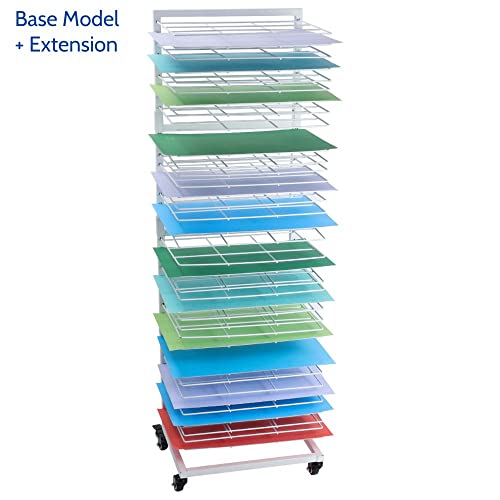 OFFICEROO Art Drying Rack for Classroom - 18 Removable Shelves - Efficient  and Organized Drying Rack Art for Students' Masterpieces - Sturdy Paint Drying  Rack with Lockable Wheels - Yahoo Shopping