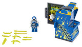 LEGO NINJAGO Jay Avatar - Arcade Pod 71715 Mini Arcade Machine Building Kit, New 2020 (47 Pieces)