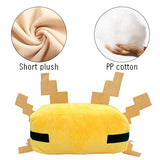 JAVICED Yellow Axolot Plush Plush Stuffed Toy Soft Throw Pillow Decorations for Video Game Fans, Kids Birthday Party Favor Preferred Gift for Holidays, Birthdays (Yellow Axolot Plush)