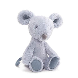 Baby GUND Baby Toothpick Spencer Mouse Plush Stuffed Animal, Grey, 12” , Blue
