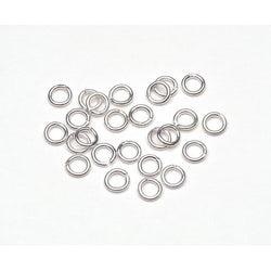 Bulk Buy: Darice DIY Crafts Jump Rings Sterling Silver Plated 4mm 48 pieces (6-Pack) 1957-15