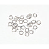 Bulk Buy: Darice DIY Crafts Jump Rings Sterling Silver Plated 4mm 48 pieces (6-Pack) 1957-15