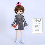 Open-Eyed Karou Doll 1/6 Body Model Baby Girls Boys Resin Toy Fashion Shop Luodoll Fixed-Teeth Fullset C in NS YoN Girl Body