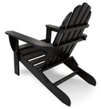 POLYWOOD AD5030BL Classic Folding Adirondack, Black