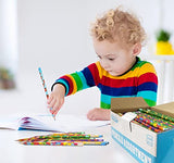 Rarlan Pencil Assortment, 2 HB, Assorted Colorful Pencils for Kids, Pre-Sharpened,Bulk Pack, 144 Count Classpack
