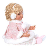 Adora ToddlerTime "Winter Wonder" Doll with fur trim outfit, faux suede boots and fluffy ear muffs