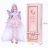 ICY Fortune Days Original Design 18 inch 1/4 Princess Dolls, Diary Queen Series 26 Joints BJD Doll, Best Gift Anime Toys for Girls (Aurora)