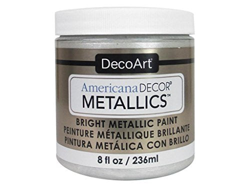 DecoArt DECADMTL-36.1 Ameri Deco Mtlc 8oz Pearl Americana Decor Metallics 8oz Pearl