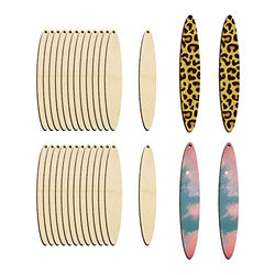 Wood Earring Blanks,Oval Wood Earrings,Wooden Earring Blanks with Hole for Women-36pcs