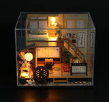 Flever Dollhouse Miniature DIY House Kit Creative Room with Furniture for Romantic Valentine's Gift-Karuizawa's Forest Holiday