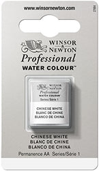 Winsor & Newton Professional Water Colour Paint, Half Pan, Chinese White