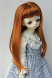 JD371 8-9inch 21-23CM Miranda Doll wigs 1/3 SD Synthetic mohair doll wigs Miranda Long hair with full bang BJD wig (Light carrot)