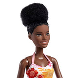 Barbie Doll, Kids Toys, Loves The Ocean Doll with Natural Black Hair, Doll Body Made from Recycled Plastics, Summer Clothes and Accessories