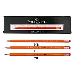 Faber Castell Bonanza 1320 Office/Drawing Pencils School,Eco pencil for professionals Eraser