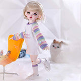 Fbestxie BJD Doll SD Doll 26.5Cm Exquisite Fashion Female Doll Birthday Present Doll Child Playmate Girl Toy,Fullset