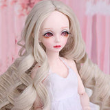 HGCY Ball-Jointed Doll BJD Dolls Girl Eva Minifee, 41CM/16.1Inch Customized Dolls Can Changed Makeup and Dress DIY with Make Up and Full Clothing Outfits Accessories