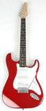 SX RST 3/4 CAR Short Scale Red Electric Guitar Package with Amp, Carry Bag and On Line Lessons