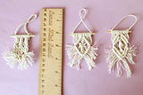 Miniature Macrame Wall Hanging, Boho Dollhouse Decor Accessories, BJD Doll Prop