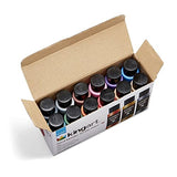 KINGART Studio Acrylic Craft Paint, 60ml Bottle, Set of 12 Metallic Colors