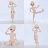 ZDD BJD Doll 1/6 SD Dolls 10.55 Inch Ball Jointed DIY Toys with Full Set Clothes Shoes Wig Makeup, Best Gift for Girls, Can Be Used Collections, Gifts, Children's Toy