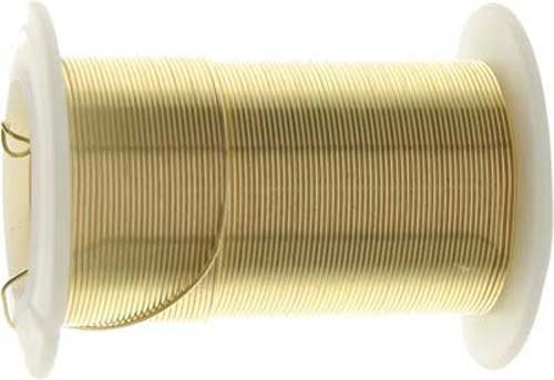 Tarnish Resistant Craft Wire 22 Gauge, Gold Color