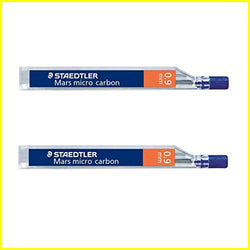 STAEDTLER Mars micro carbon 250 0.9mm HB - Pencil lead refills - 2 Tubes / Packs (24 Leads) HB …