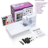 Arcanthite Mini Sewing Machine (Extension stand, Sewing Supplies set, Thread Snip included) - Electric Overlock Sewing Machines - Small Household Sewing Handheld Tool AT-005-A13