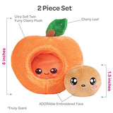 Adora Peach Fruit Plush - Fresh Plush Peach Pit - 6 inches (22074)